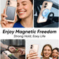 MAGIC JOHN 360° Rotatable Magnetic Invisible Stand for iPhone 16 Case [Camera Control Button] [Compatible with MagSafe] 16FT Shockof for iPhone 16 Case with Kickstand, Rose Gold