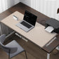AFIING Leather Desk Pad Protector, Office Mat, Large Mouse Pad, Non-Slip PU Leather Blotter, Waterproof Writing Pad for Office and Home (Beige)