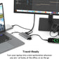Belkin USB-C Hub, 5-in-1 MultiPort USB-C Docking Station for MacBook & Windows w/ 4K HDMI 1.4, 2x USB-A 3.1, SD 3.0, & Micro SD 3.0, & 5Gbps Data Transfer for Home, Office, & Travel, PVC002