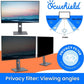 Ocushield 23.6” Premium Anti Blue Light Screen Protector with Privacy Filter for Laptops and Computer Monitors - Anti-Glare - Easy Install - Anti-Fatigue (522 x 294 mm)