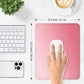 ITNRSIIET Mouse Pad Non-Slip Rubber Base Smooth Surface Stitched Edges Waterproof Durable Compatible with All Mice for Office & Gaming, Desk Accessory, 10.2x8.3x0.12 inch, Rose Gradient