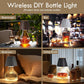 WILIT Wireless Bottle Lamp Shades for Table Lamps, 3 Level Brightness Touch Lamps for Nightstand, Rechargeable Cordless Lamp for Bedroom, Restaurant Bottle Light, Table Top Decor, Cool House Stuff
