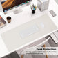 ALOANES Waterproof Mouse Pad with Durable Stitched Edge, XL Gaming Keyboard Pad, Non-Slip Rubber Base Mouse Mat, Extended Desk pad for Gamer, Office & Home, Beige Mousepad 31.5''x 11.8''x 0.12''