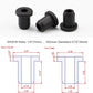 30 pcs 1/4" Drill Hole，3/16" ID Black Silicone Top hat Rubber Grommets for Wiring，Automotive，Firewall，Hole Plug，Desk，Screw，Water and Gas Pipe，Drain，House Siding，Cable Bushing，Glass，Wire Plug