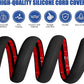 Floor Cord Cover Self Adhesive Cord Hider,3.3FT Cable Management, Extension Strip Protector for Wires, Prevent Cable Trips for Offices, Gyms, Exhibitions Cavity:0.39"(W) x 0.27"(H) Black