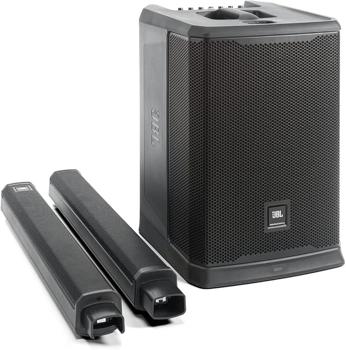JBL Professional PRX ONE Active, Powered Column Line Array Speaker System, 20000W Peak Power, 12 Inch, Bluetooth Wireless Audio, 7-Channel Mixer, Portable PA for DJs, Musicians, Events, Black