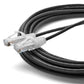 TRUECABLE Cat6 Component Rated Patch Cable, Unshielded (U/UTP), 25ft, Black, 28AWG Solid Copper, Snagless 10G High-Speed Ethernet Cable, PoE++ 4PPoE 100W, UL Listed, RoHS-3, 1 Pack
