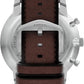 Fossil Men's Neutra Quartz Stainless Steel and Leather Chronograph Watch