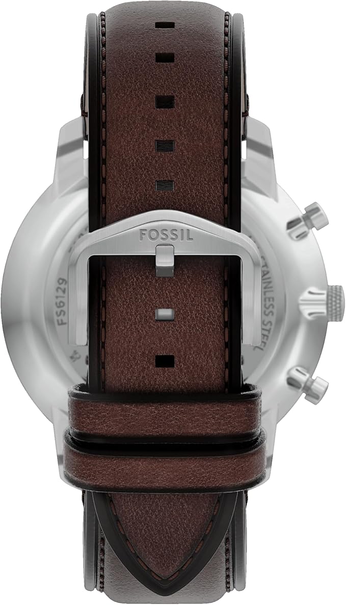 Fossil Men's Neutra Quartz Stainless Steel and Leather Chronograph Watch