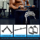 Double to Single Adaptor Plate for Cable Pulley Machines Durable Solid Stainless Steel with 3 Carabiners Suitable for Dual Cable Machines LAT Pulldown, Shoulder & Biceps Exercises