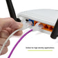 TRUECABLE Cat6 Component Rated Patch Cable, Unshielded (U/UTP), 10ft, Purple, 28AWG Solid Copper, Snagless 10G High-Speed Ethernet Cable, PoE++ 4PPoE 100W, UL Listed, RoHS-3, 1 Pack