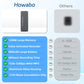 128GB(1800Hrs) Howabo Voice Activated Recorder with Playback, 40Hrs Recording Device with Metal Housing, 1536Kbps Digital Voice Recorder with USB-C for Interviews Personal Memo