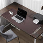 Large Desk Mat - 48" x 17"Leather Desk Pad Protector, Office Desk Mat, Non-Slip PU Leather Large Mouse Pad, Waterproof Desk Blotter Mat, Desk Cover for Office and Home (Coffee)