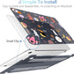 MEEgoodo Case for MacBook Pro 13 inch Case 2022 2021 2020 New A2338 M2/M1 A2251 A2289, Laptop Hard Shell with Keyboard & Camera Cover Compatible with 13 inch MacBook Pro, Space & Planet