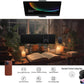 Cute Book Lover Desk Mat Dark Academia Mouse pad XXL Large Extended Mousepad Gaming Desk Pad with Stitched Edges, Cozy Lofi Deskmat Laptop Computer Keyboard and Mouse Mat Decor Pad, 31.5x15.7 in