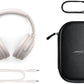 Bose QuietComfort Bluetooth Headphones, Wireless Headphones with Active Over Ear Noise Cancelling and Mic, Deep Bass, Up to 24 Hours of Playtime, White Smoke