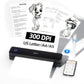 iDPRT Portable-Printer Wireless for Travel, Bluetooth Thermal Printer Support 8.5" x 11" US Letter&A4&A5 Size,300DPI Inkless Printers for Home Use,Compatible with Android and iOS Phone&Laptop,Black