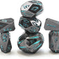 Dungeons and Dragon Dice of 7, Metal Dice Set D and D Polyhedral DND Dice Set with Cardboard Box Unique Cool Stonehenge Theme RPG Dice for Role Playing Games Gifts (Blue)
