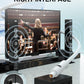 EMK White Optical Audio Cable [12ft/4M] - Digital SPDIF Toslink Fiber Optic Cable for Sound Bar, TV, Home Theater, Blu-ray Player - White, High-Speed, Low-Loss, Gold-Plated Connectors