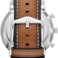 Fossil Men's Neutra Quartz Stainless Steel and Leather Chronograph Watch