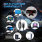 EKSA E1000 Gaming Headset, Computer Headphones with Noise Canceling Mic & RGB Light, 7.1 Surround Sound, Compatible with PC, PS4 PS5 Console, Laptop (Blue)
