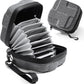 K&F Concept 10 in 1 Lens Filter Case, Hard Shell Camera Filter Pouch Up to 82mm with Hand Strap, Waterproof Camera Lens Filter Storage Wallet for ND UV CPL Filter Pouch