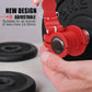 Barbell Clips 1 Inch Quick Release Weight Clamps 0.9-1.18inch Multi-Size Adjustable Olympic Clamps for Bars
