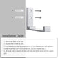 OHIYO 6Pcs Foldable Hooks for Hanging Coat & Bags & Hat & Key Wall Mounted Heavy Duty Aluminum Alloy Folding Coat Hooks with 12pcs Screws for Headphones Holder or Wall Hanger Hook(Matte Silver)