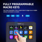 VSDINSIDE Macro Keypad, Stream Controller Deck Gaming Streaming Shortcut Keyboard, 18 Programmable Keys Customizable Visual AI Pad USB Soundboard for OBS, YouTube, Desk Office Setup, Laptop, PC, Mac