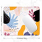 ITNRSIIET Mouse Pad with Stitched Edge Premium Textured Smooth Precise Operation Waterproof Washable Non-Slip Rubber Base Desktop Protection Mat, 10.2×8.3×0.12 inches, Art Style Pattern