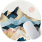 ITNRSIIET Round Mouse Pad with Stitched Edge Premium-Textured Waterproof Non-Slip Rubber Base Desktop Protection Mat Diameter 8.7 inches, Sunrise