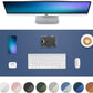 Non-Slip Desk Pad,Mouse Pad,Waterproof PVC Leather Desk Table Protector,Non-Slip PU Leather Desk Blotter, Easy Clean Laptop Desk Writing Mat for Office Work/Home/Decor(Grey Blue, 24" x 13.7")