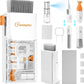 Laptop Cleaning Kit, All in 1 Keyboard Cleaning kit for MacBook iPad iPhone, Compact Keyboard Cleaner with Brush and Spray for Tablet, Airpods, Earbud, Computer Screen, PC Monitor, White