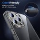 UniqueMe for 3 Pack iPhone 15 Pro/iPhone 15 Pro Max Camera Lens Protector, [Drop Protection] [Case Friendly] Camera Cover Screen [Update New Version] - Intergrated Glitter Black