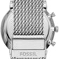 Fossil Men's Neutra Quartz Stainless Steel and Leather Chronograph Watch
