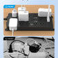 TROND Surge Protector Power Strip 15 ft, Flat Plug Extension Cord with 32W USB C & QC 3.0 Charger, 4000 Joules, ETL Listed, 13 Wide Spaced Outlets, Heavy Duty, Wall Mount for Home Office, Black