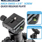 Fotopro Mini Tripod Portable Desktop Aluminum Small Camera Tripod with 360 Ball Head 20 Inch Compact Tabletop Tripod for DSLR Camera Video Camcorder Travel with Carrying Bag Load up to 11lbs/5kg