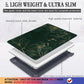 CISSOOK Case for MacBook Air 13 inch 2021 M1 A2337 A2179 A1932, Hard Shell Case+ Keyboard Cover+ Screen Protector for New MacBook Air 13 with Retina Display and Touch ID 2022-2018, Elegant Gold Lotus