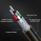 Active USB Extension Cable 100 Feet, USB 2.0 A Male to Female Repeater Cord, with 2 Extension Chipsets Signal Booster, 22AWG Tinned Pure Copper, (AC Power Supply Included)