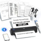 PRT Portable Printer Wireless for Travel, Inkless Bluetooth Compact Mobile Thermal Printer, Supports 8.5" X 11" US Letter, A4 A5, Compatible with iOS, Android, Laptop for Home Use, Office & Vehicles