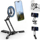 ULANZI Magnetic Phone Tripod Stand, Foldable Mini Tripod with MagSafe Phone Holder & Cold Shoe Mount, Camera Adapter with 1/4”, Arca, Uka QR Base, for DJI Canon Nikon, iPhone 17/16/15/14/13/12 Series