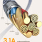 AINOPE USB C Cable 10FT 3.1A Type C Charger Fast Charging, Right Angle USB Type C Cable, Nylon Braided USB C Charging Cable Compatible with Galaxy S10 S9 S8 Plus, A51 A11 A10 A20, LG V50 V40 G8 G7