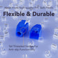 CableGeeker 100-Pack Cat7 / Cat8 RJ45 Strain Relief Boots, RJ45 Boot, Cat 6 Boot, Cat6 Ethernet Boots, Suitable for 8.5mm(0.33in) Ethernet Cables (Square-Press Multicolor)
