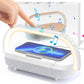 LED Bedside Lamp, Touch Lamps for Bedroom Nightstand, 4 in 1 Bedside Table Lamp with Wireless Charger, Portable Bluetooth Speaker, Phone Holder, Dimmable Charging Birthday Gifts for Women