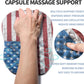 Ergonomic Raised Mouse Pad Wrist Support with Bilateral Slope Memory Foam Mousepad for Wrist Rest and Carpal Tunnel Pain Relief 11.8x7.9〃National Flag