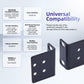 19" Rack Mount Kit for 17.3 inch Wide Switches, Compatible with Select Buffalo Tech, Dell, Cisco, D-Link, NETGEAR, Linksys and TRENDnet Products