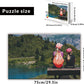 Custom Puzzle from Photos - Personalized 1000/500/300/200/120 Piece Jigsaw Puzzle for Adults & Kids, Unique Wooden Gift for Christmas, Wedding, Anniversary, Birthday