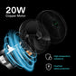 VIVOSUN AeroWave A6 6-Inch Clip-on Fan, Patented Portable Indoor Fan with Clip, 2-Speed Adjustment, Cord, Strong Airflow but Low Noise, and Fully-Adjustable Tilt for Grow Tent, Black, 1-Pack