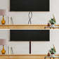 Rubber Bond TV Cord Hider Cable Protector - Strong Self Adhesive Wall Cord Cover Cable Hider - Low Profile Cable Management Wall Cord Concealer Cable Raceway (Dark Brown, 10 Feet)