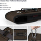 Phone Holster for Belt with Metal Clip and Magnetic Closure Compatible with iPhone 16/15/14/13/12 Pro Max, Galaxy S25/S24/S23/S22 Plus & FE for Everyday Protection, L-Coffee